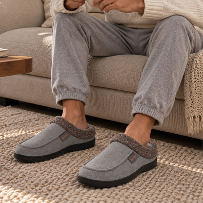 Pantoufles_huggy_s_gris_homme_Nuuk_gris