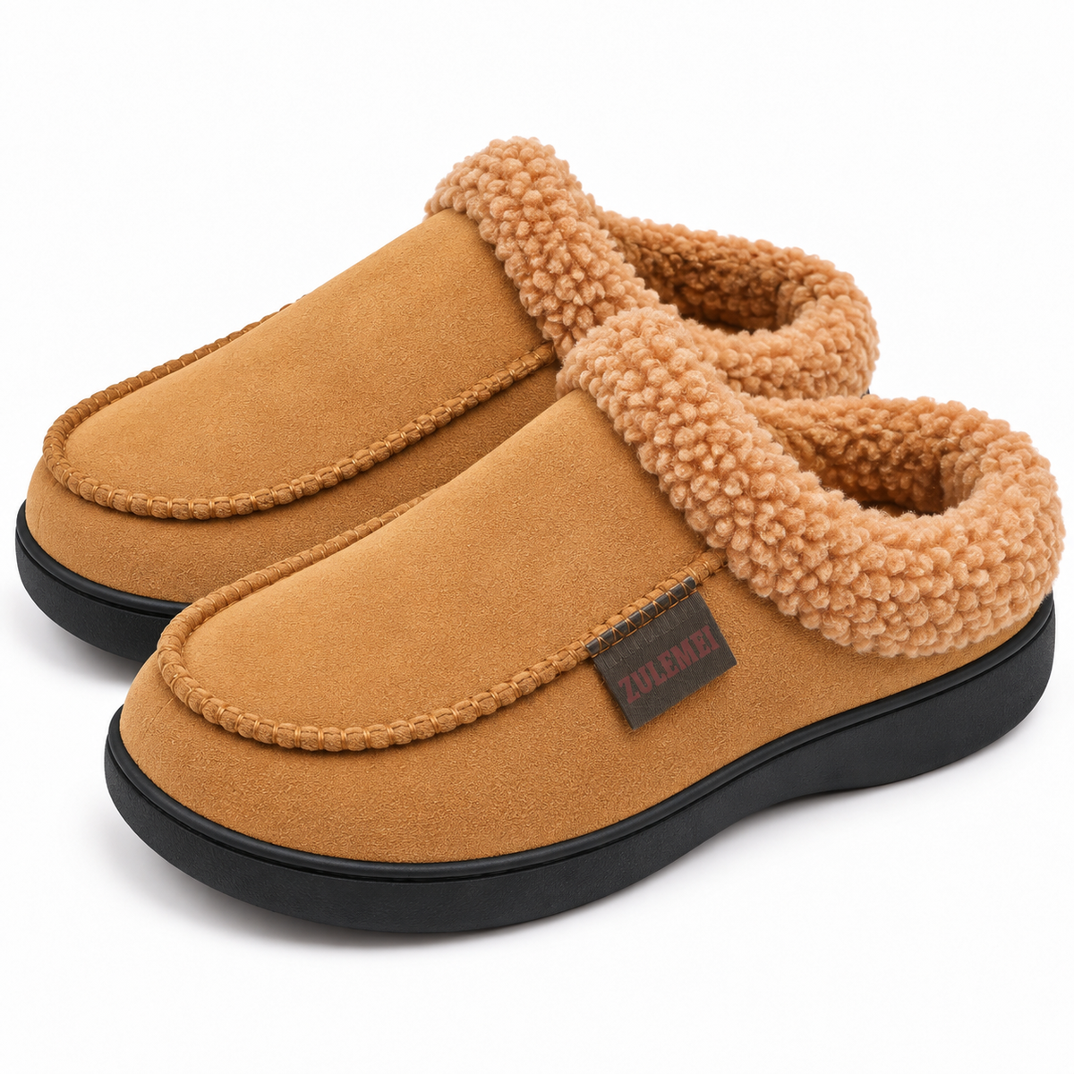 Pantoufles_huggy_s_marron_homme_Nuuk